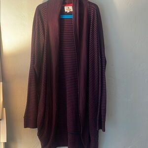 Sundry Striped Cardigan